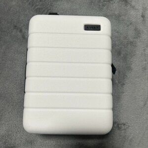 AWAY luggage MIni travel Suitecase Toiletry Case- WHITE- BRAND NEW